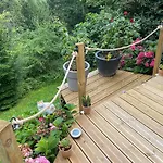 Gæstehus La D Hotes De Marie Independante Et Sa Terrasse Avec Vue Panoramique Proche Alpes Mancelles