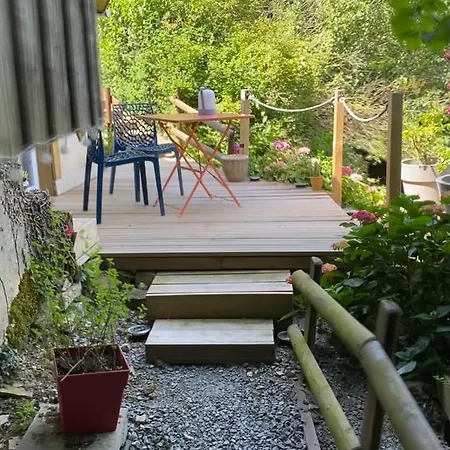 Guest house La D Hotes De Marie Independante Et Sa Terrasse Avec Vue Panoramique Proche Alpes Mancelles 4*