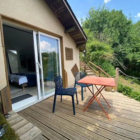 Guest house La D Hotes De Marie Independante Et Sa Terrasse Avec Vue Panoramique Proche Alpes Mancelles Sille-le-Guillaume